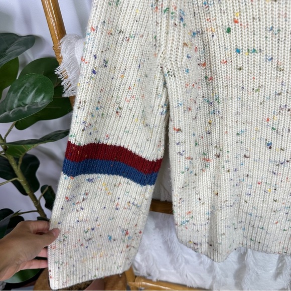 Roolee Speckled Confetti Turtleneck Sweater sz XL - Picture 2 of 5
